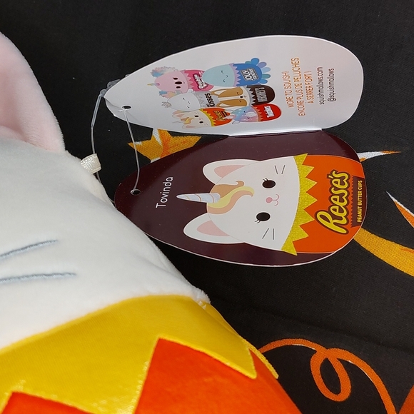 Squishmallow Hershey Reese's Tovinda Unicorn Kitty Plush Halloween Toy NWT - Picture 6 of 8